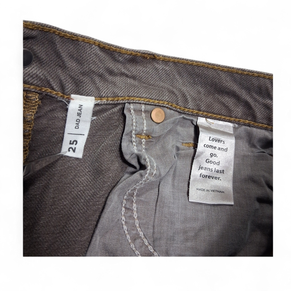Pac Sun Eco Brown Dad Jeans Womens Size 25 - Picture 10 of 10